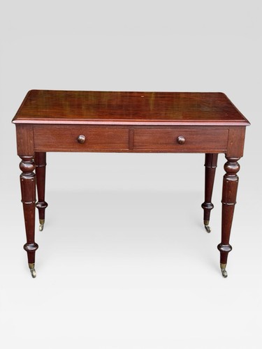 Antique mahogany side table - mahogany,