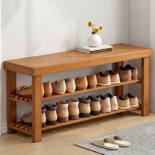 Tier wooden shoe - tier, rack