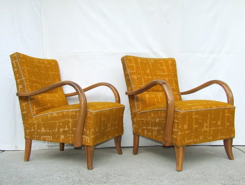 Pair art deco - art, armchairs