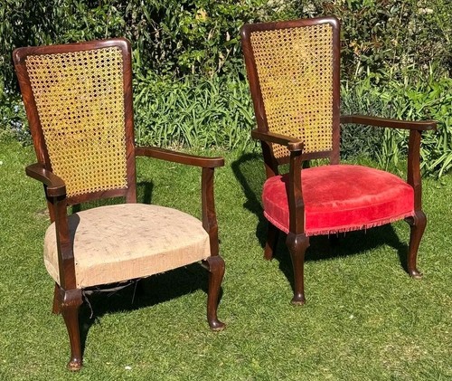 Pair bergere antique - bergere,