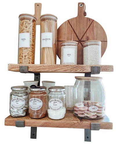 Rustic wooden shelf - rustic,