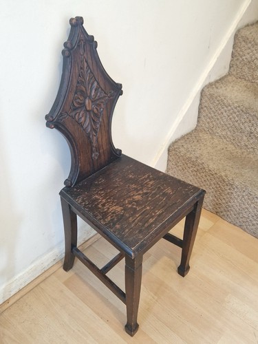 Antique victorian oak hallway - antique,