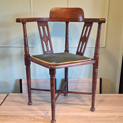 Antique edwardian corner - edwardian, chair