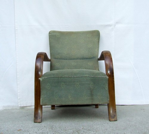 Art deco armchair club - art,
