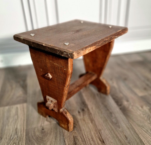 Antique oak side table arts - antique, &