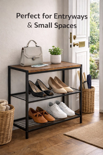 Tiers metal shoe rack - 3,