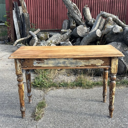 Antique hallway table with - antique,