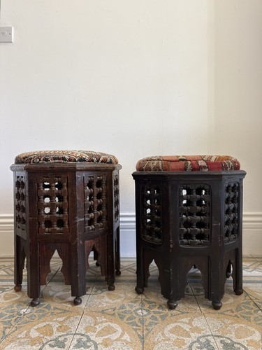 Pair moorish octagonal - a, of