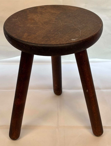 Vintage wooden legged small - vintage, 3-legged