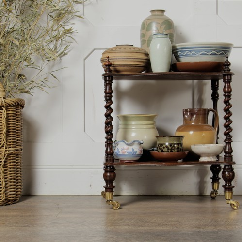 Victorian barley twist stand - barley,