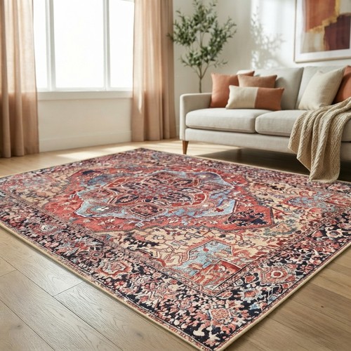 Oriental medallion runner rug - runner,