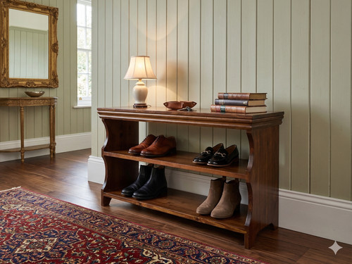 Heritage shoe bench storage - bench,