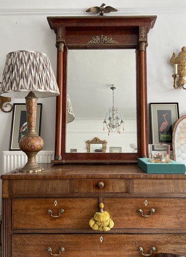 Mahogany french empire style - a,