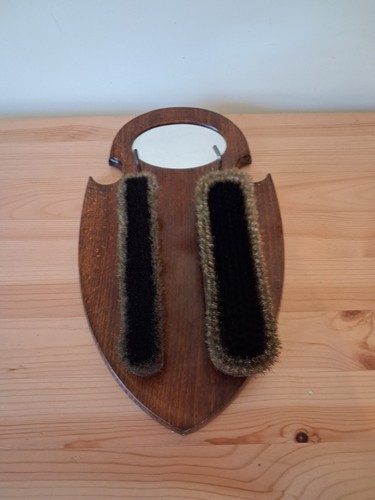 Antique wooden hallway brush - antique,