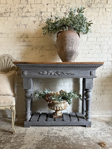 Antique french painted hallway - antique,