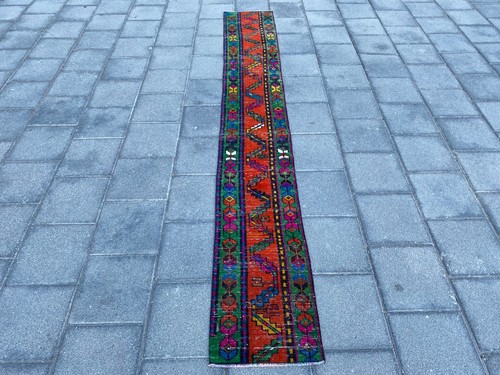 Patchwork turkish runner rug - runner,