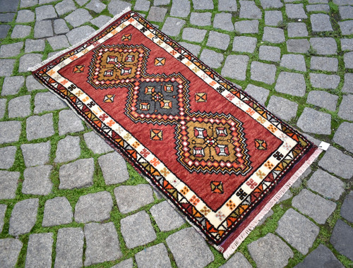 Vintage turkish rug - vintage,