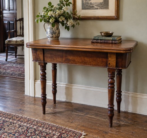 Victorian mahogany turnover - victorian,