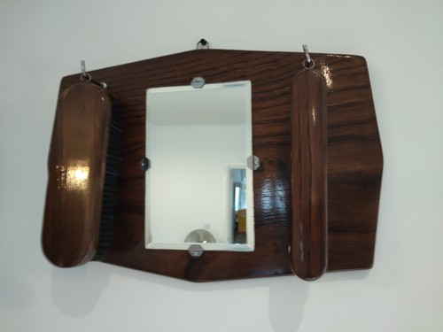 Vintage hallway mirror brush - vintage,