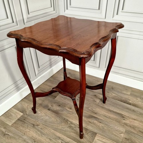 Antique side end table wooden - end,