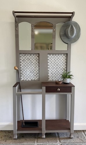 Vintage hall stand grey - vintage,