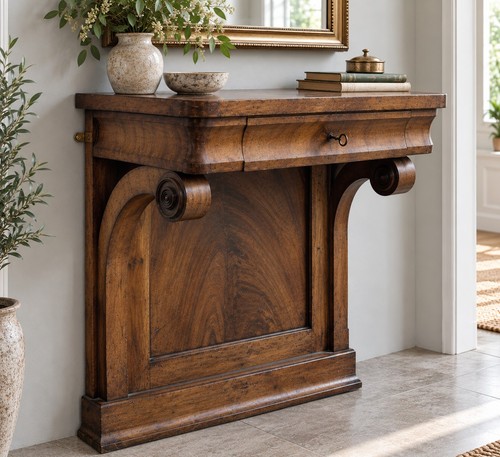 Antique figured flame - antique,